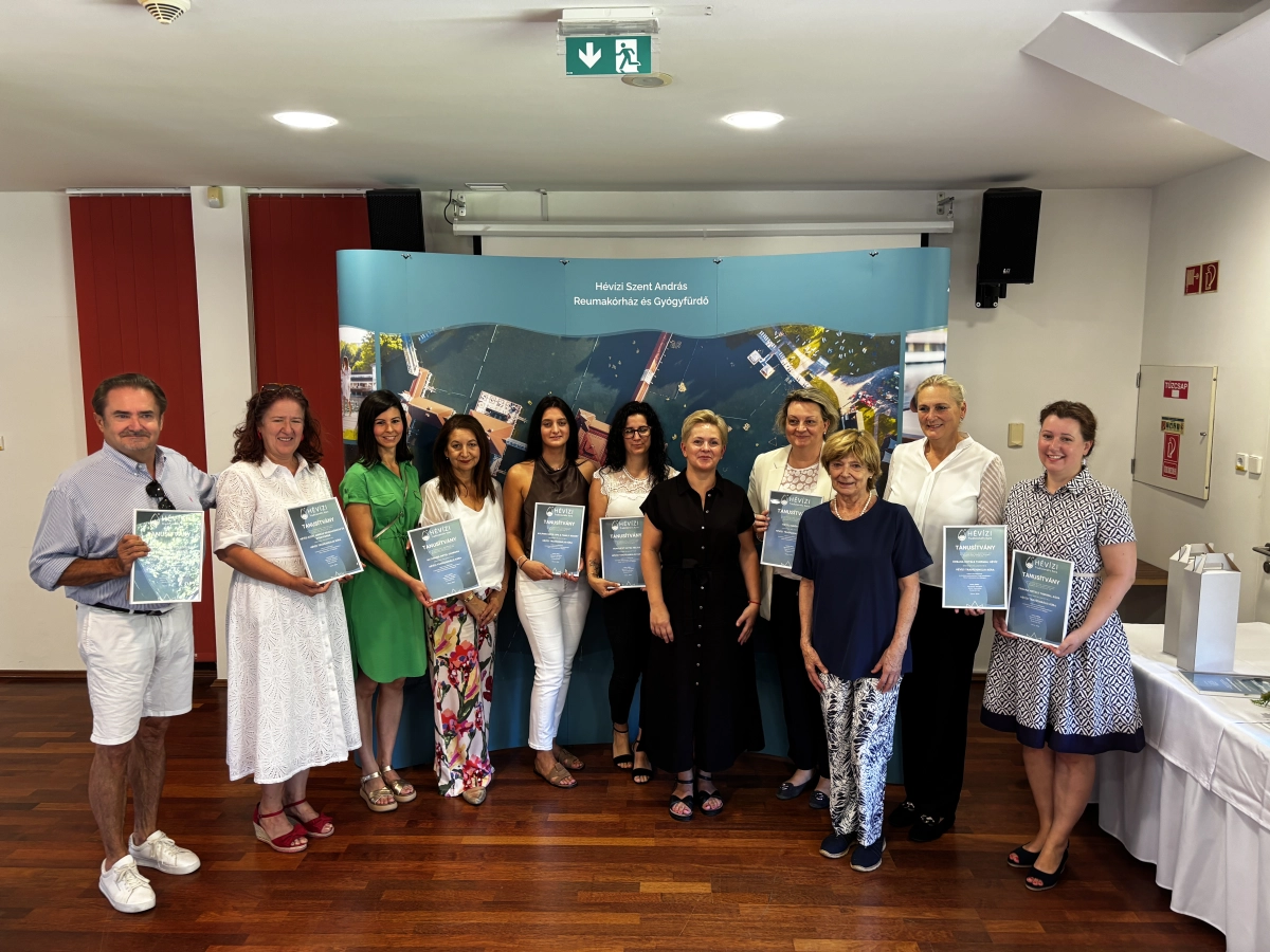 Kilenc helyi intézmény és szálloda vehette át a Hévízi Tradicionális Kúra tanúsító oklevelét